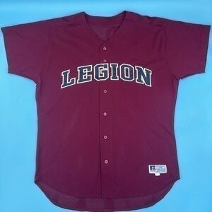 Vintage Embroidered LEGION Russell Athletics Baseball Jersey